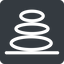 Normal, solid, square, spa, zen, cairn, stone, stones icon