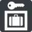 Normal, solid, square, key, dot, pictogram, dot-50, baggage, locker, baggage-locker, dot-baggage-locker icon