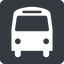 Normal, solid, square, car, vehicle, transport, bus, dot, pictogram, dot-50, dot-bus icon