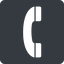 Up, normal, solid, square, phone, call, dial, number, dot, telephone, pictogram, dot-50, dot-telephone icon