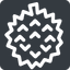 Up, normal, solid, square, durian, fruit, exotic, smelly, tropical, food icon