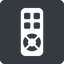 Up, normal, solid, square, remote, control, tv, television, remote-control, remote-control-solid icon