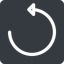 Up, normal, solid, square, arrow, reload, refresh, undo, redo, restore icon