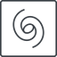 Thin, line, right, square, horizontal, mirror, galaxy, space, spiral, milky-way, milky, way, cosmos, celestial, stellar, universe, galaxy-thin-alt, galactic icon