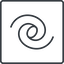 Thin, line, up, square, galaxy, space, spiral, milky-way, milky, way, cosmos, celestial, stellar, universe, galaxy-thin-alt, galactic icon