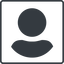 Thin, line, square, user, man, woman, person, user-circle-solid, auth, authentification icon