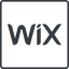 Thin, line, square, website, store, blog, ecommerce, hosting, domain, wix icon