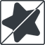Thin, line, left, solid, square, star, rate, rating, prohibited, star-solid, favorite icon