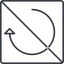 Thin, line, right, square, horizontal, mirror, arrow, prohibited, reload, refresh, undo, redo, undo-thin, restore icon