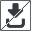 Thin, line, right, solid, square, sign, in, signin, login, log, log-in, download, upload, prohibited, connection, sign-in-solid icon