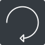 Thin, down, solid, square, horizontal, mirror, arrow, reload, refresh, undo, redo, undo-thin, restore icon