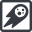 Line, down, wide, square, star, space, asteroid, meteoroid, impact, nasa, esa, jaxa, shooting, shooting-star, c-type, s-type, m-type, neo, asteroid-wide icon
