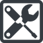 Line, left, wide, square, horizontal, mirror, building, spanner, wrench, tool, screwdrive, construction, fix, tools, tools-alt-solid icon
