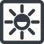 Line, right, wide, square, star, light, brightness, luminosity, intensity, brilliance, lighter, darker, dark, mode, Illumination, sun, shine, flash, ray, brightness-half, brightness-wide, brightness-wide-half icon