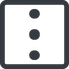 Line, right, wide, square, ellipsis, three, dots, wider, menu, collapse, ... icon