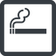 Line, wide, square, horizontal, mirror, dot, pictogram, dot-50, smoking, cigarette, cigar, dot-smoking icon