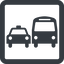 Line, wide, square, car, vehicle, transport, bus, dot, ground, transportation, ground-transportation, dot-ground-transportation icon