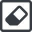 Line, wide, square, remove, eraser, erase, rubber icon