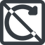 Line, left, wide, square, horizontal, mirror, prohibited, wait, load, update, reload, refresh, restore, change icon