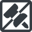 Line, left, wide, square, prohibited, thumbtack, pin, unpin, thumbtack-alt-solid, thumbtack-alt icon