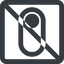 Line, right, wide, square, horizontal, mirror, setting, prohibited, apple, on, off, ios, switch, button, radio, switch-wide icon