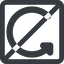 Line, right, wide, square, prohibited, wait, load, update, reload, refresh, restore, change icon