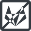 Line, wide, solid, square, brand, horizontal, mirror, social, network, prohibited, brands, repo, gitlab, gitlab-alt, gitlab-alt-solid, wolf icon