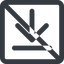 Line, up, wide, square, download, downloaded, downloading, prohibited, download-wide icon
