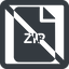 Line, wide, square, prohibited, archive, file, zip, rar, compress, compressed, compression, file-zip, file-zip-solid icon