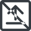 Line, up, wide, square, upload, uploaded, uploading, prohibited, upload-wide icon