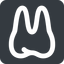 Down, wide, solid, square, cog, medical, health, care, medic, clinical, tooth, molar, dental, dentist, stomatology, teeth, tooth-wide icon