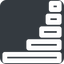 Right, wide, solid, square, horizontal, mirror, graph, chart, statistics, antenna, mobile, signal, bars, level, strength, bar, bar-chart-wide, wifi icon