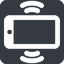 Right, wide, solid, square, iphone, phone, mobile, android, gsm, smartphone, cell, bell, ring, ringing, ringtone, smartphone-ringing-solid icon