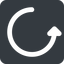 Right, wide, solid, square, arrow, reload, refresh, undo, redo, restore, undo-wide icon