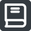 Wide, solid, square, horizontal, mirror, book, note, notebook, library, title, book-title, book-title-wide icon