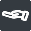 Up, wide, solid, square, horizontal, mirror, healthcare, help, care, gift, hand, giving, giving-hand, love, give, giving-hand-wide icon