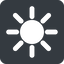 Up, wide, solid, square, star, light, brightness, luminosity, intensity, brilliance, lighter, darker, dark, mode, Illumination, sun, shine, flash, ray, brightness-full, brightness-wide, brightness-wide-full icon