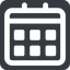 Wide, solid, square, date, schedule, event, timetable, calendar, calendar-wide icon