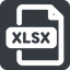 Wide, solid, square, file, table, data, row, spreadsheet, microsoft, column, excel, xlsx, file-xlsx, file-xlsx-wide icon