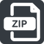 Wide, solid, square, archive, file, zip, rar, compress, compressed, compression, file-zip, file-zip-wide icon