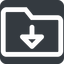 Down, wide, solid, square, folder, directory, folders, directories, folder-down-wide icon