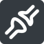 Wide, solid, square, plug, brain, synapse, neuron, joint, memory, receptor, synapse-wide icon