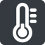 Wide, solid, square, temperature, low, thermometer, cold, thermometer-low, thermometer-low-wide icon