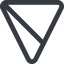 Triangle, thin, line, down, wide, circle, square, prohibited, empty, none icon