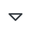 Line, down, normal, arrow, direction, caret icon