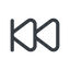 Line, down, normal, video, play, forward, backward, mp3, player, fast, pause, forward-fast icon