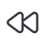 Line, down, normal, video, play, forward, backward, mp3, player, pause icon
