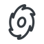 Line, right, normal, horizontal, mirror, galaxy, space, spiral, milky-way, milky, way, cosmos, celestial, stellar, universe, galactic icon
