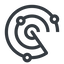 Line, right, normal, gps, place, radar, localisation, sonar icon