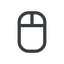 Line, up, normal, computer, keyboard, mouse, pointer, computer-mouse icon
